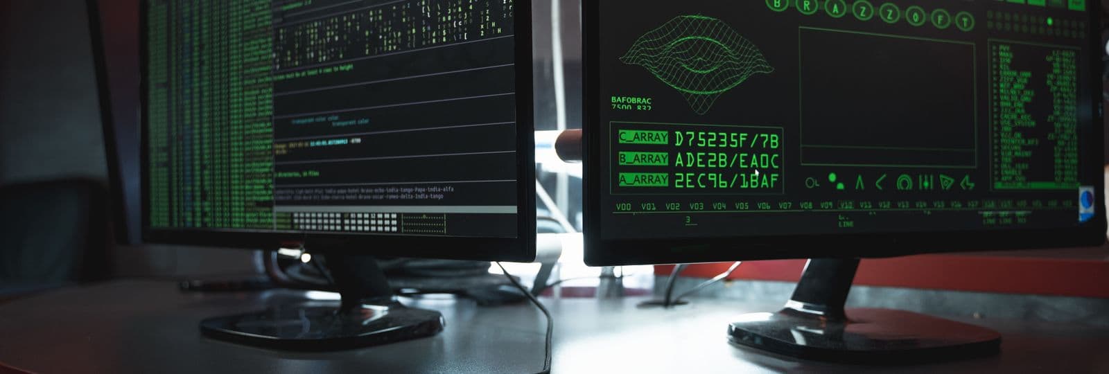 A red team operations room lit for a live engagement